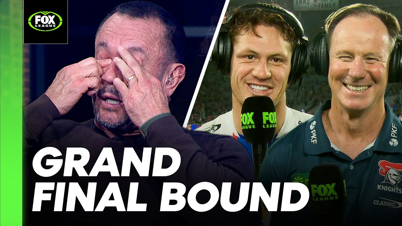 Matty IN TEARS Reacting to Knights' Heroic Victory 🥹 Ponga & Holbrook Reflect on Grand Final Journey