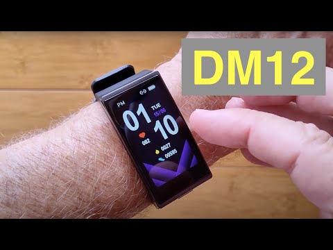 DOMINO DM12 1.9" 3D curved screen IP68 Waterproof Blood Pressure Health Smartwatch: Unbox & 1st Look