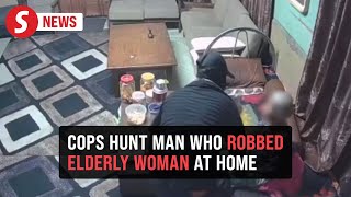 Police hunt masked man who robbed woman in her 90s in Johor