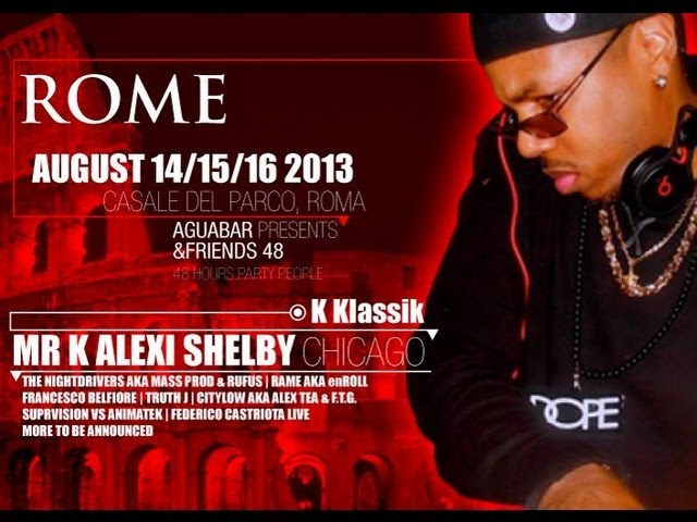 K' Alexi In ROME Roclking A Villa Party Part 2