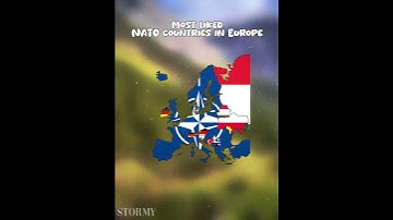 Most liked NATO countries in Europe #shorts #edit #world #mapping #capcut #europe