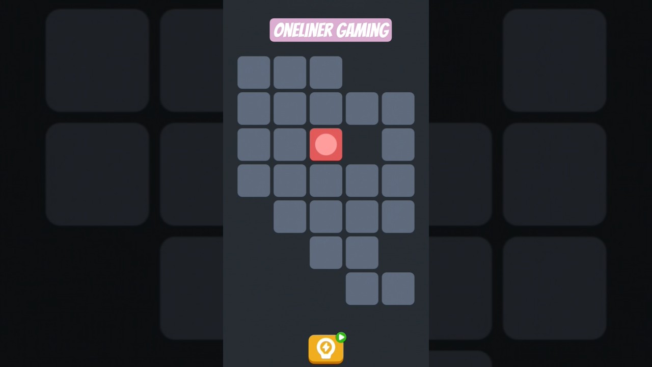 one line game !! puzzle!! 