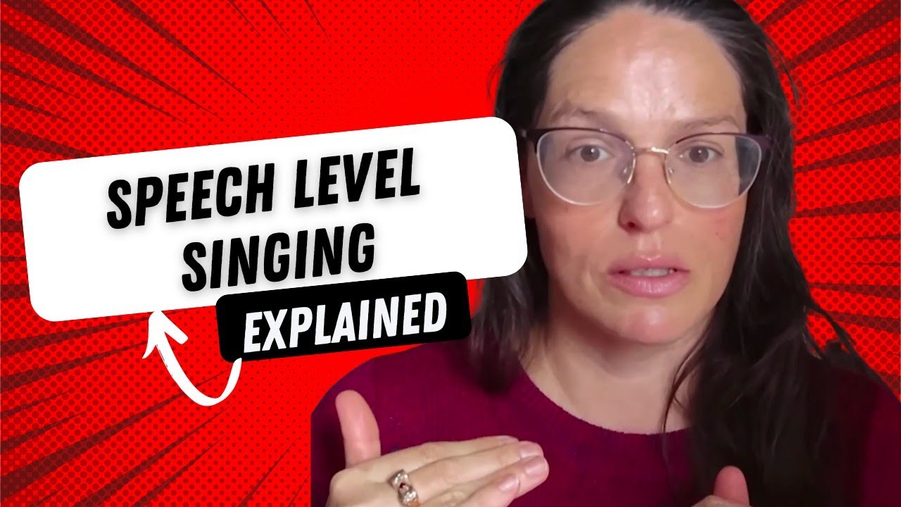 Watch Speech level singing explained: How to sing as naturally as you speak on YouTube Watch Speech level singing explained: How to sing as naturally as you speak on YouTube