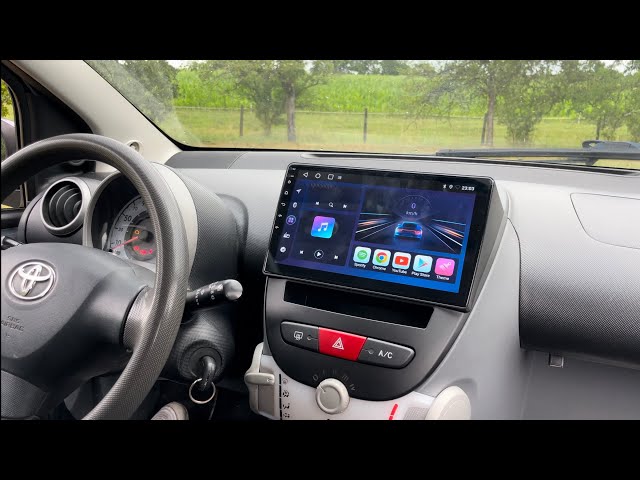 Install Gps Ecran Carplay Toyota Aygo Bluetooth Citroen C1 Peugeot 107 (  Aliexpres ) - Youtube