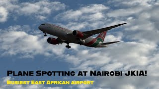Plane Spotting at Nairobi’s JKIA | Incredible Aircraft Views at Jomo Kenyatta International Airport