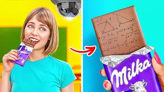 💡 TRUCOS ESCOLARES GENIALES 🤣 Bromas divertidas a amigos y profesores de 123 GO!