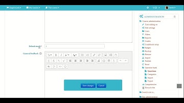 True and False Questions in Moodle