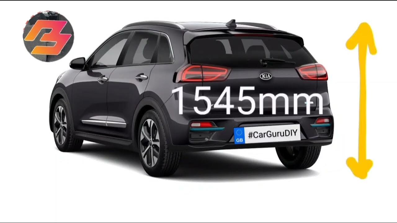 KIA NIRO wymiary bagażnika w centymetrach YouTube