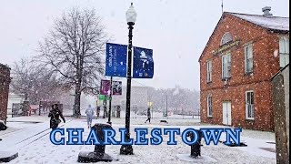 [4K] Winter Stroll in Charlestown's Historic Charm