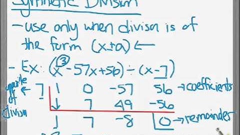 division of polynomials
