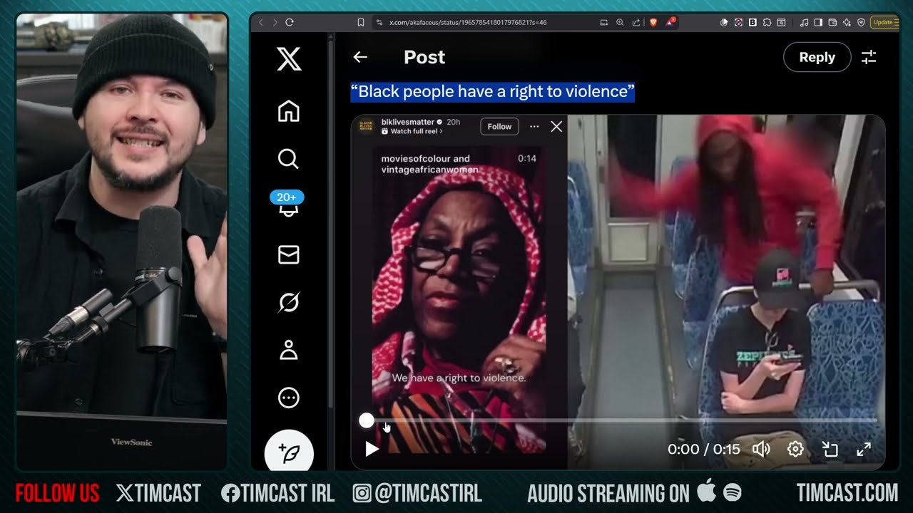 BLM Defends Murder Of Iryna Zarutska, This Is INSANE | Tim Pool
