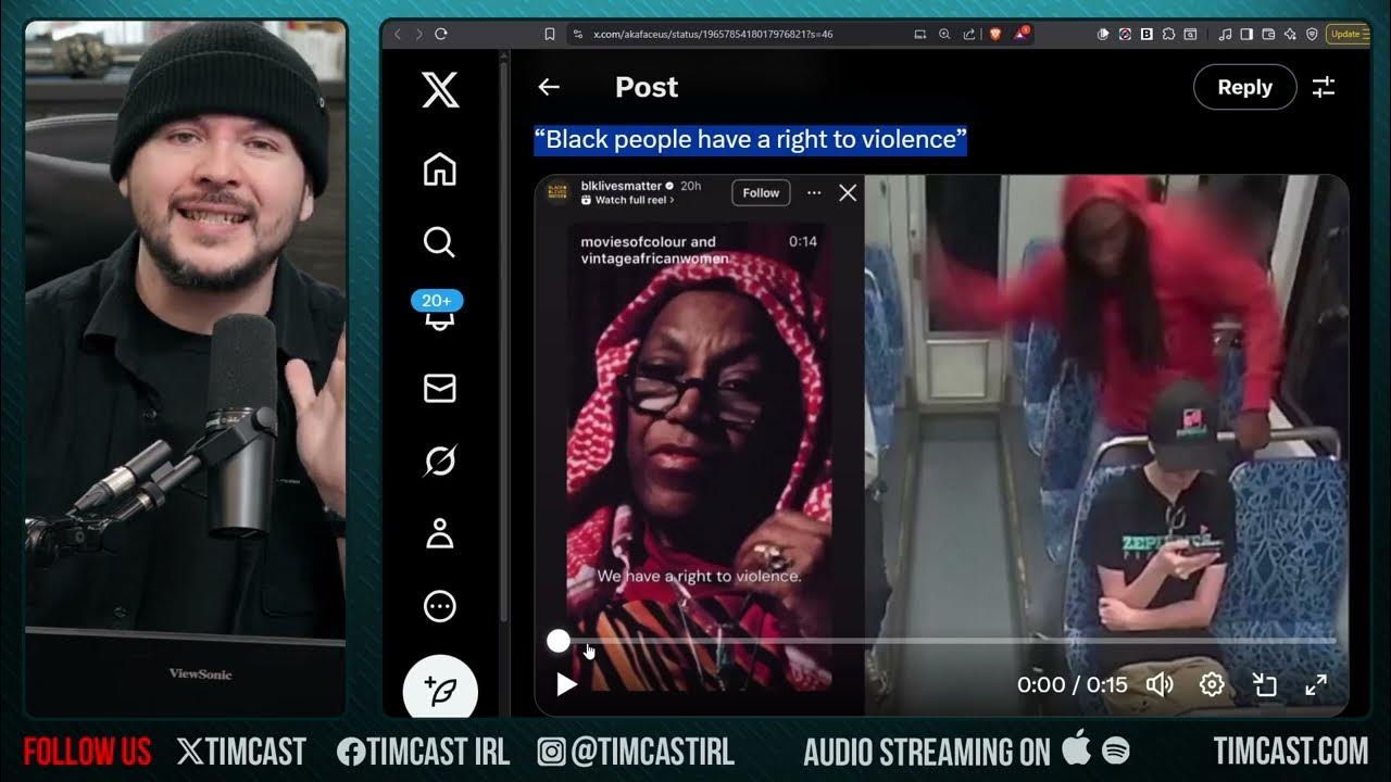 BLM Defends Murder Of Iryna Zarutska, This Is INSANE | Tim Pool BLM Defends Murder Of Iryna Zarutska, This Is INSANE | Tim Pool