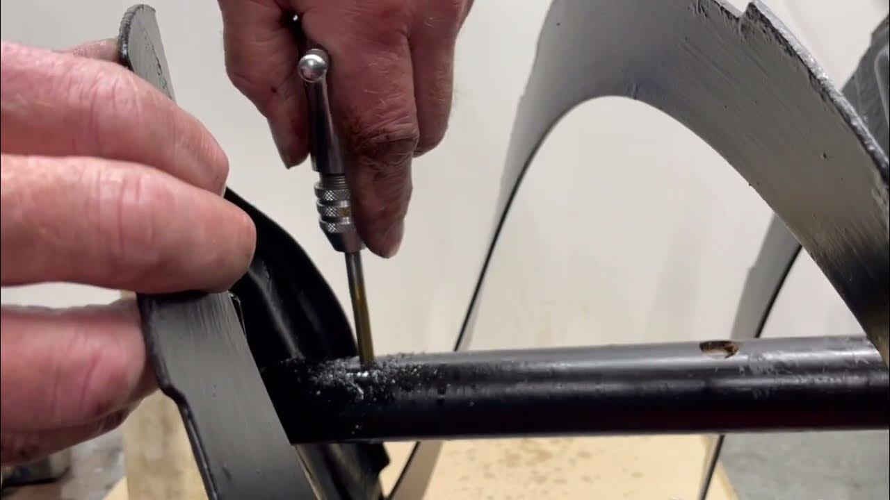 How to add grease fittings to a snow blower auger. YouTube
