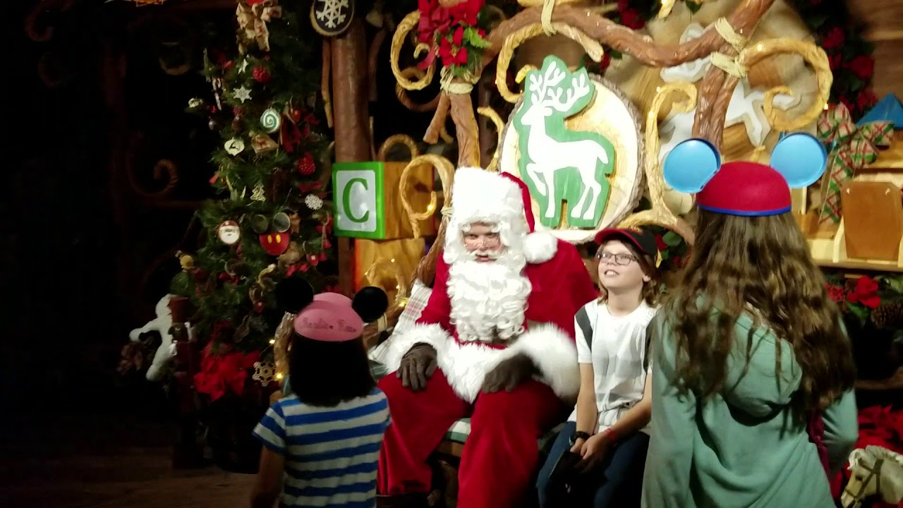 Where to meet Santa at Disneyland YouTube