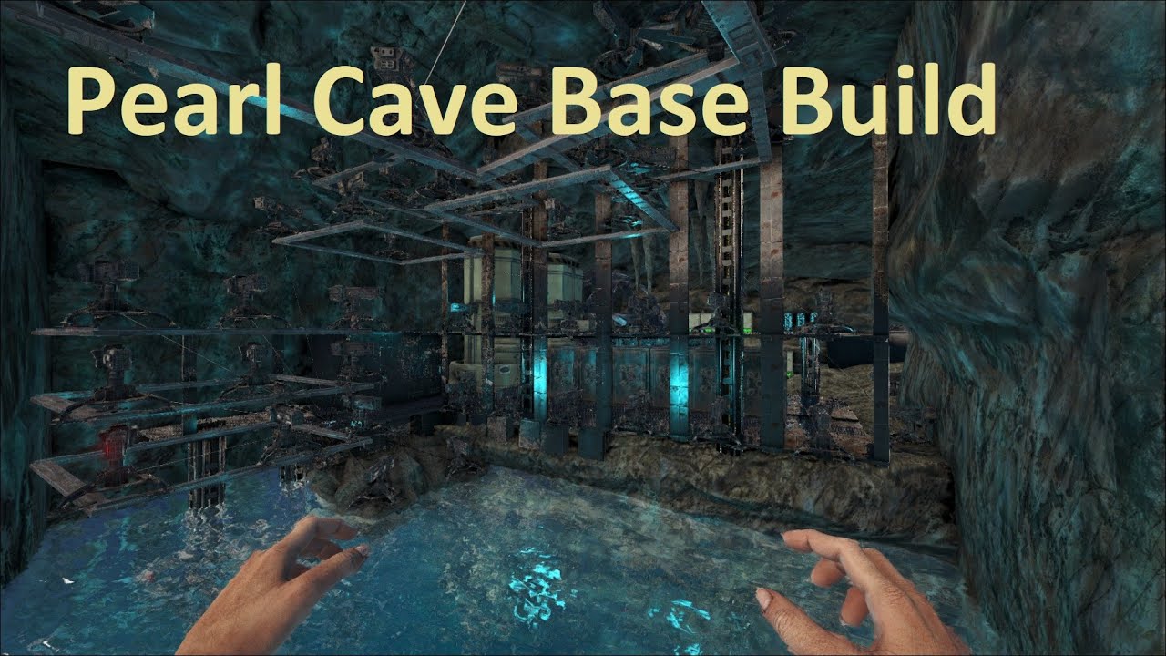 Pearl Cave Base Build Ark Pvp Youtube