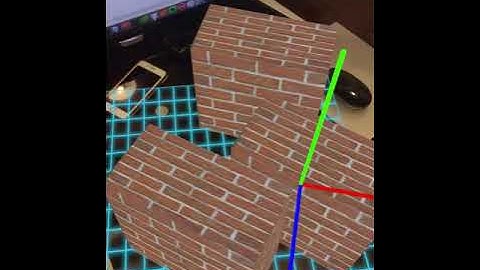 ARkit objects in plane physics body collision on plane.