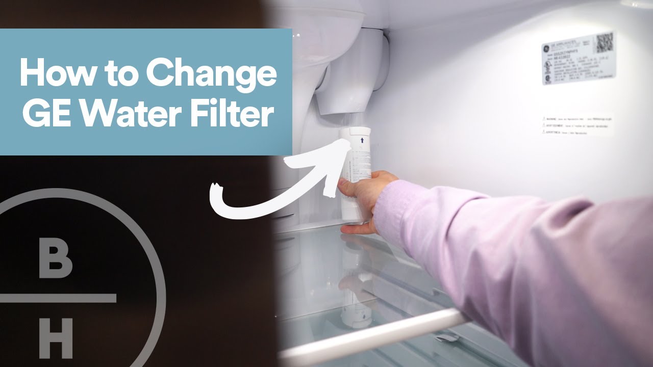 How to Change a GE Side by Side Water Filter - YouTube