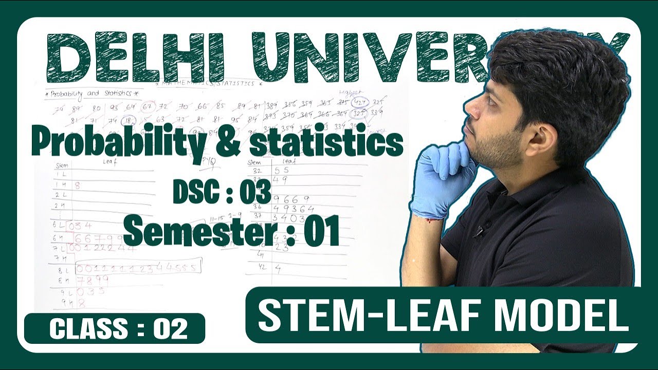 Stem-and-Leaf Plot in Statistics | Quick & Easy Guide | Delhi University