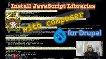 Install JavaScript Libraries for Drupal with composer