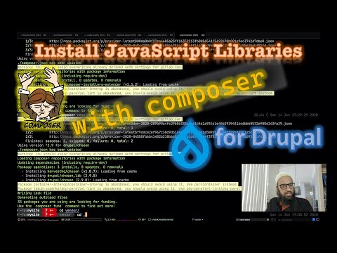 Install JavaScript Libraries for Drupal with composer