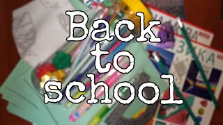 Back to school / покупки к школе 🥲🤍