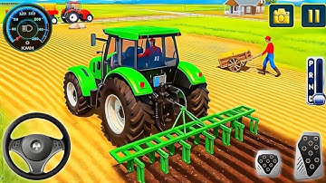 Real Tractor Farming Simulator 2025 - Tractor Game 3D Farming Game - Android Gameplay