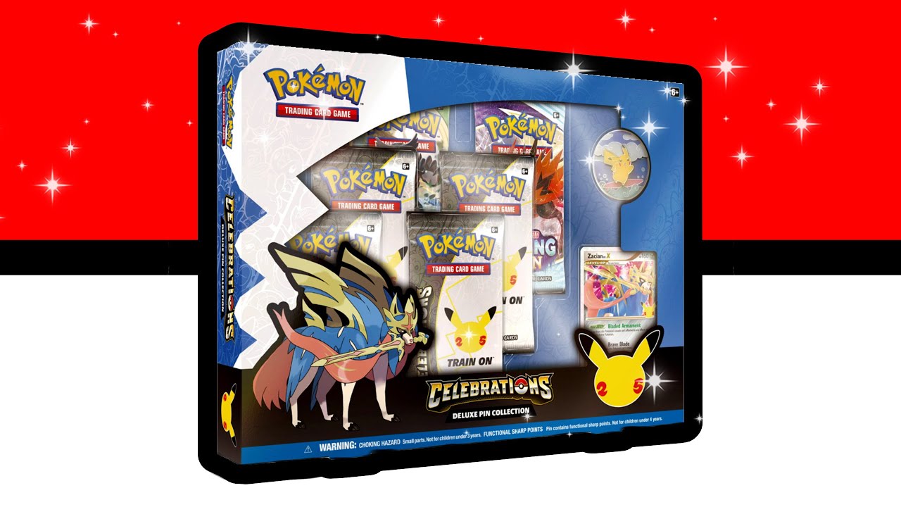 OPENING POKEMON CELEBRATIONS: DELUXE PIN COLLECTION
