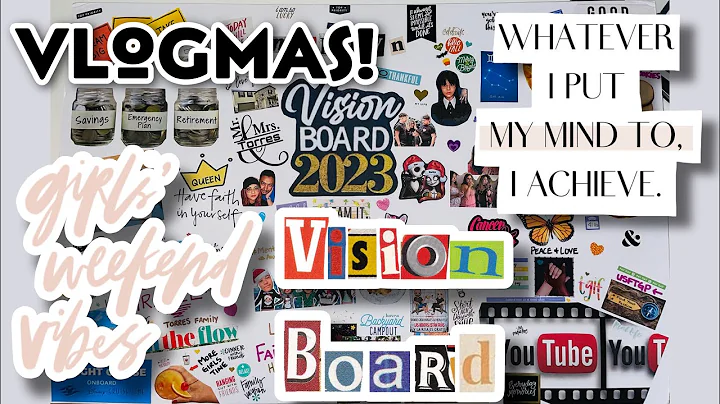 VISION BOARD WITH ME FOR 2023 | GIRLS DAY IN | VLO...