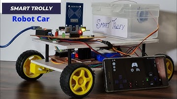 Smart Trolly Using Arduino With Robot | Arduino Project