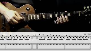 Ac Dc Thunderstruck | guitar riff Tutorial + TAB - YouTube