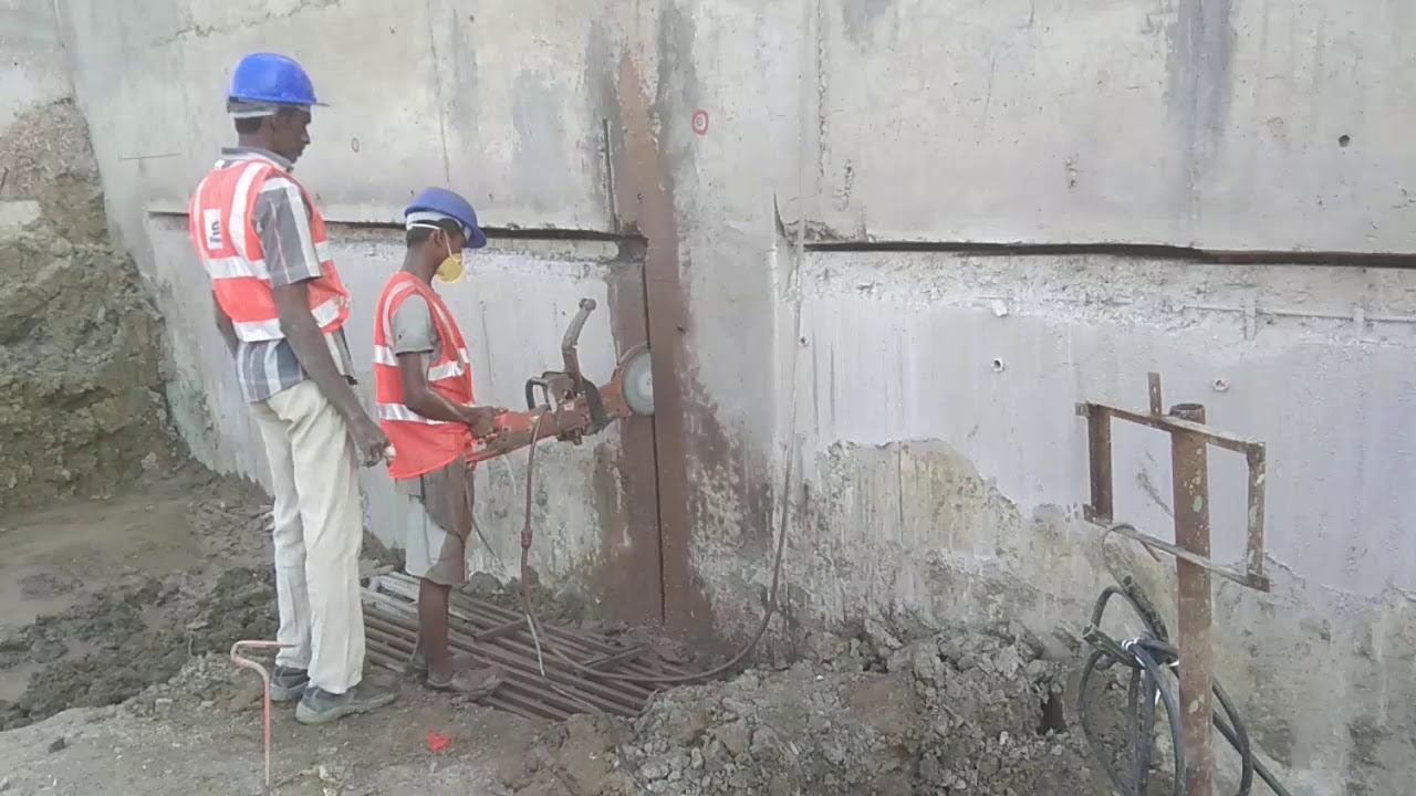 Rcc concrete wall cutting work 16" depth 9865167408 YouTube