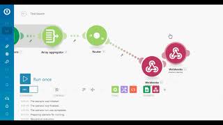 Chatfuel - Integromat  - Google Sheets  Search