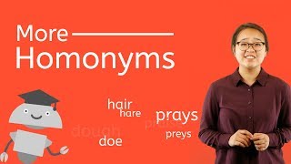 What are Homonyms? (Part 2)