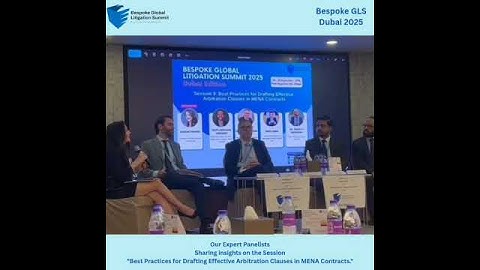 𝐌𝐚𝐬𝐭𝐞𝐫𝐢𝐧𝐠 𝐀𝐫𝐛𝐢𝐭𝐫𝐚𝐭𝐢𝐨𝐧 𝐂𝐥𝐚𝐮𝐬𝐞𝐬 𝐢𝐧 𝐌𝐄𝐍𝐀 𝐂𝐨𝐧𝐭𝐫𝐚𝐜𝐭𝐬 #bespokegls #bgls #events #legalevent #legalsummit