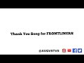 SALUTE - Thank you song for FRONTLINERS 2021 (Original Composition by AVGVSTVS)