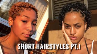 STUNNING SHORT HAIRSTYLES ON NATURAL HAIR COMPILATION PT.1 | BeautyExclusive