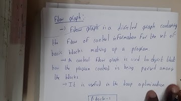 5.10 Blocks and flow graphs