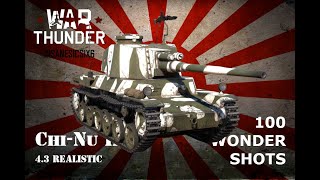 Chi-Nu II. Japan. WAR THUNDER. 100 WONDER SHOTS.