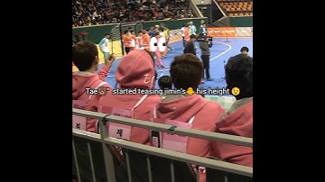 Taehyung started teasing jimin