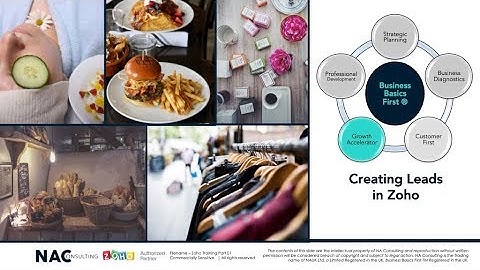 Creating Leads in Zoho