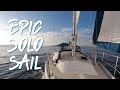 Epic Solo Sail in a Catalina 30 off the Coast of Point Loma, San Diego