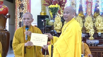 HÒA THƯỢNG TRƯỞNG BAN & BAN TRỊ SỰ GHPGVN TỈNH BR-VTTHĂM VÀ CÚNG DƯỜNGTRƯỜNG HẠ PHƯỚC DUYÊNXUYÊN MỘC