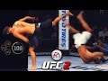 100 Overall Created Fighter - INSANE Kick Made Him Backflip! EA Sports UFC 2 Online Gameplay