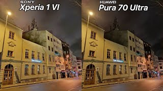 Sony Xperia 1 VI VS Huawei Pura 70 Ultra Camera Test Comparison