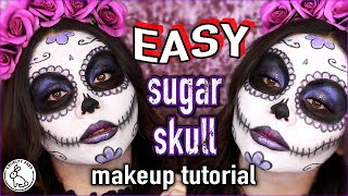 EASY Sugar Skull | Dia De Los Muertos Tutorial DIY for Halloween or November screenshot 3