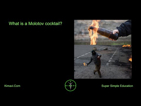 What is a Molotov cocktail?