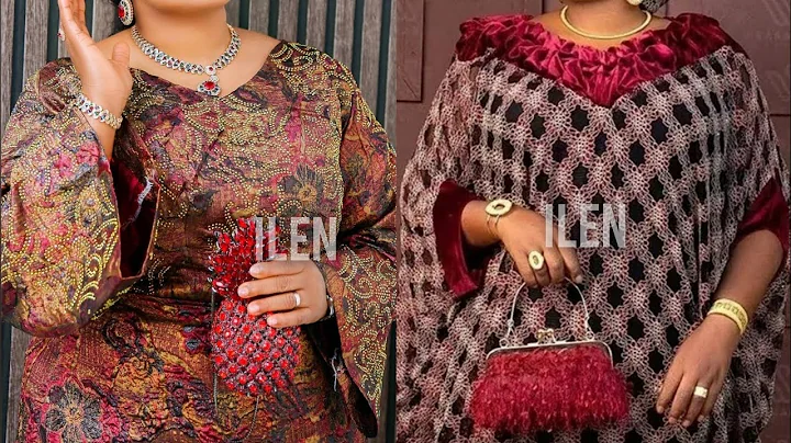 Fashion model: New Ankara Boubou/Bubu Gown |Lace Styles|New kaftan design for ladies |Ankara Styles