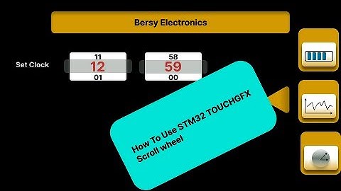 #10 How To Use STM32 Touch GFX Scroll Wheel