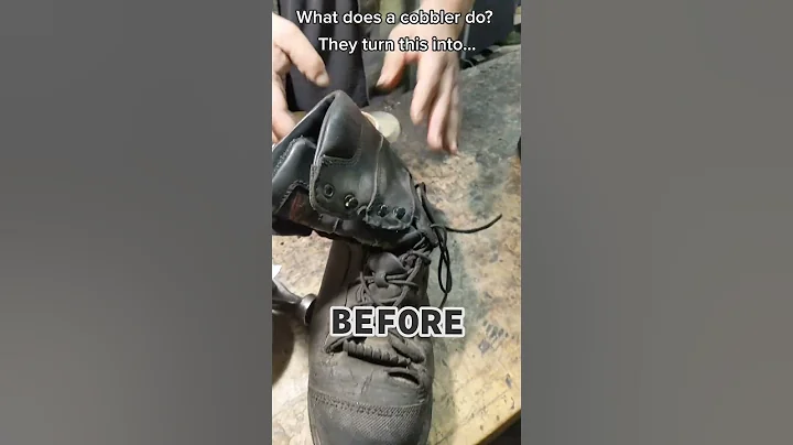 What Does a Cobbler Do? George the Cobbler: Ramos Shoe Repair #shorts