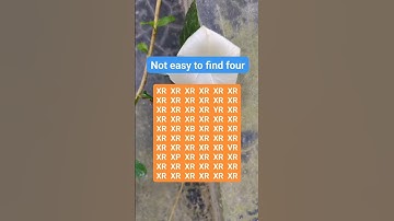 Not easy to find four (part 107) #brainteaser #search #find #puzzle
